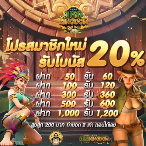 SUPERSLOT โปรสมาชิกใหม่ 20%